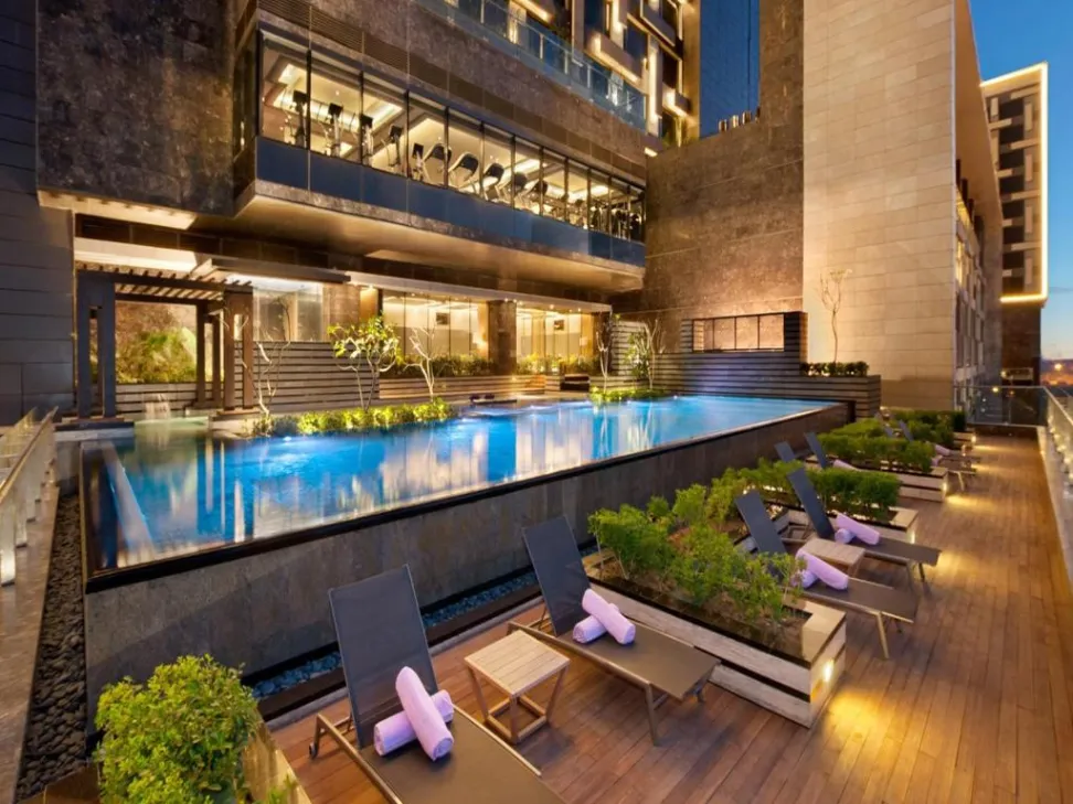 The Leela Ambience Front View